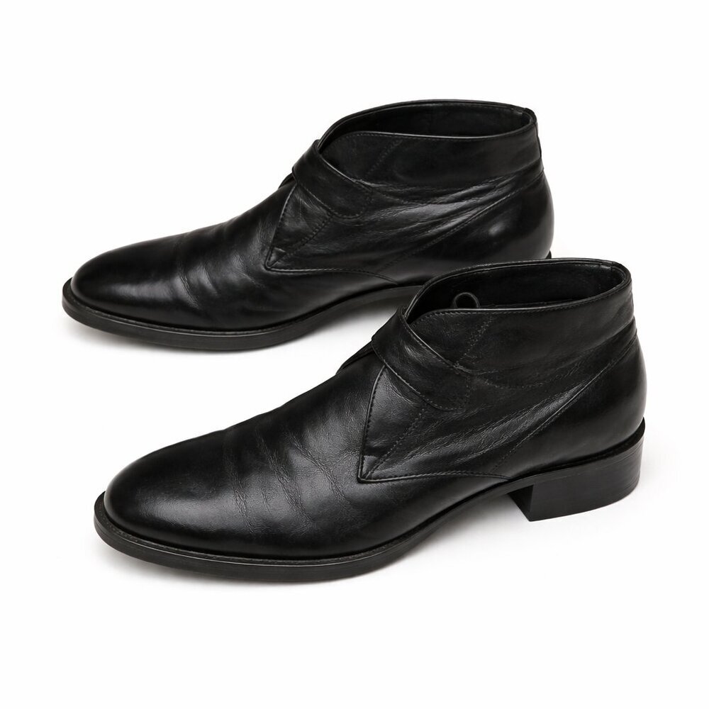 ETIENNE AIGNER Show-Time Leather Ankle Booties 7.5 - Picture 2 of 7